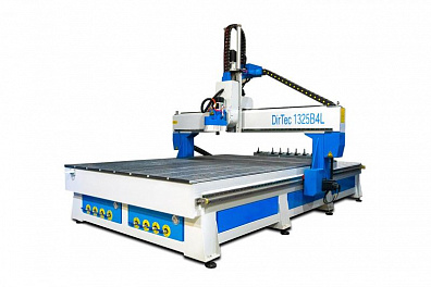 Фрезерный станок с ЧПУ DIRTEC 1325B4L (4 оси, автосмена)